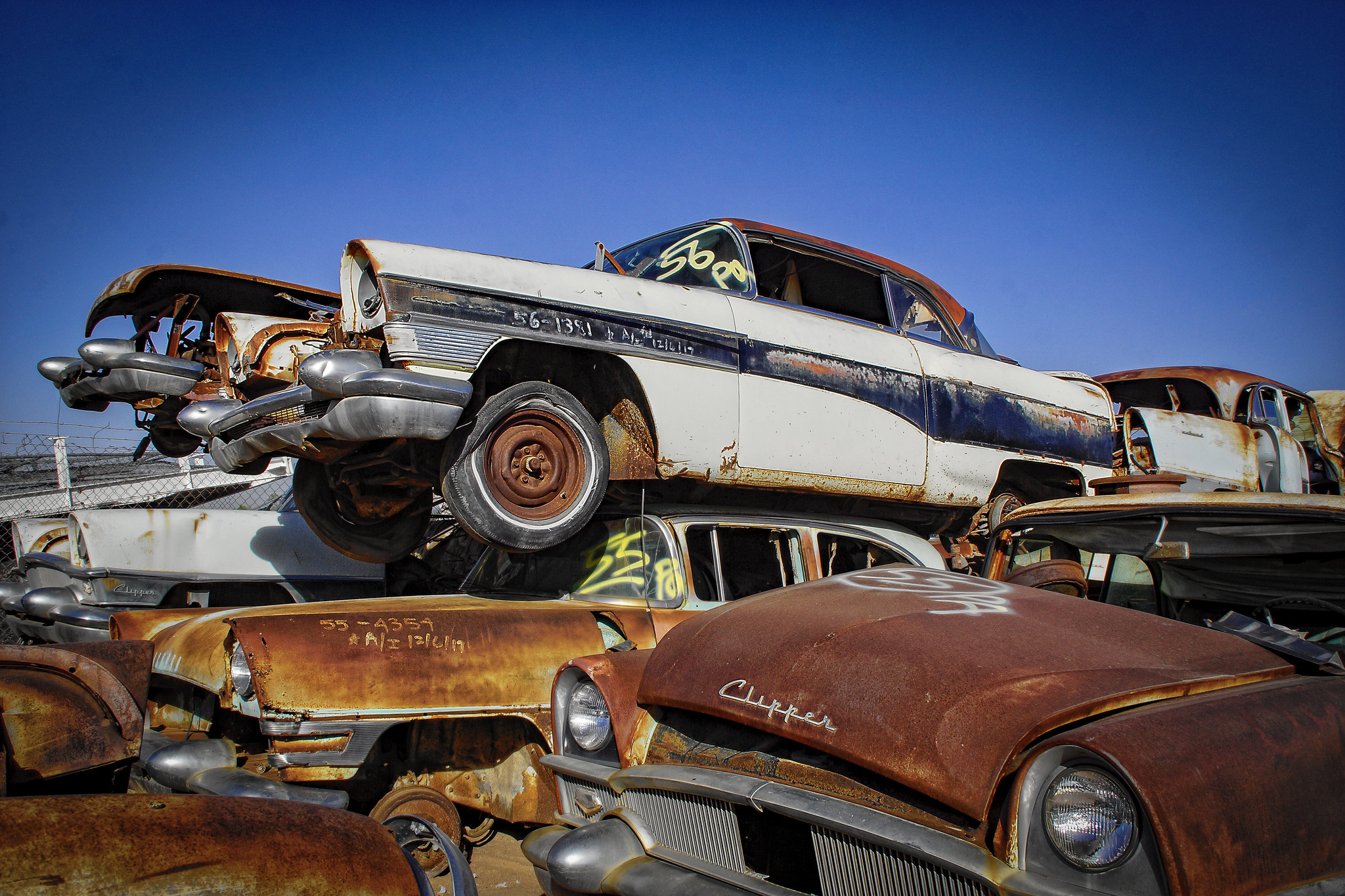 Tesori dimenticati: Packards, Studebakers e Hudsons in un’autodemolizione