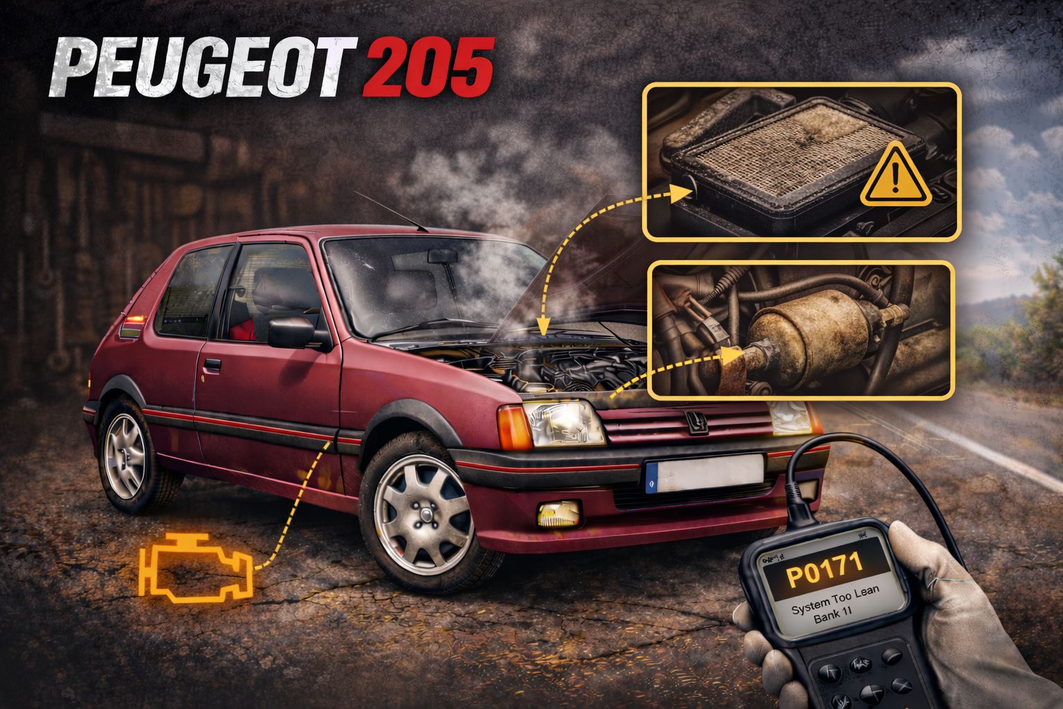 Peugeot 205: come capire e risolvere la perdita di potenza