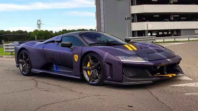 Ferrari F80, la prima in Repubblica Ceca sfoggia un viola audace e dettagli in carbonio