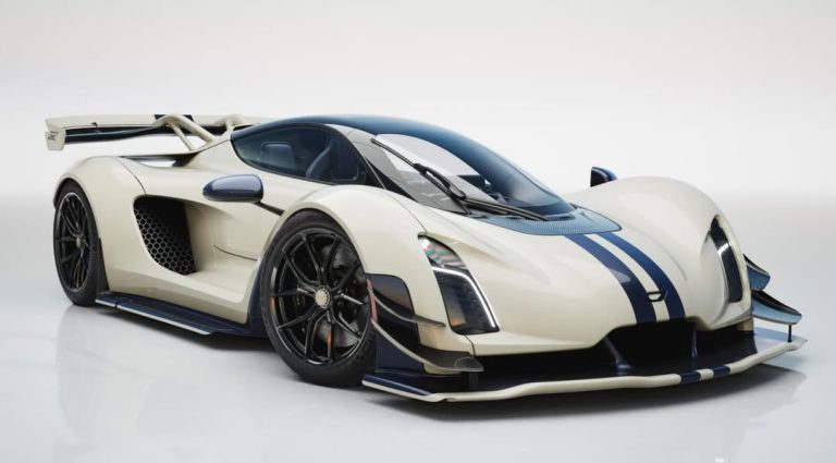 Czinger 21C, la fibre de carbone bleue pour une touche d'exclusivité