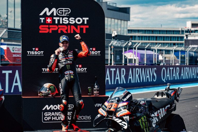 MotoGP, Bezzecchi terzo a Balaton Park: "Fortunato, l'Aprilia soffre"