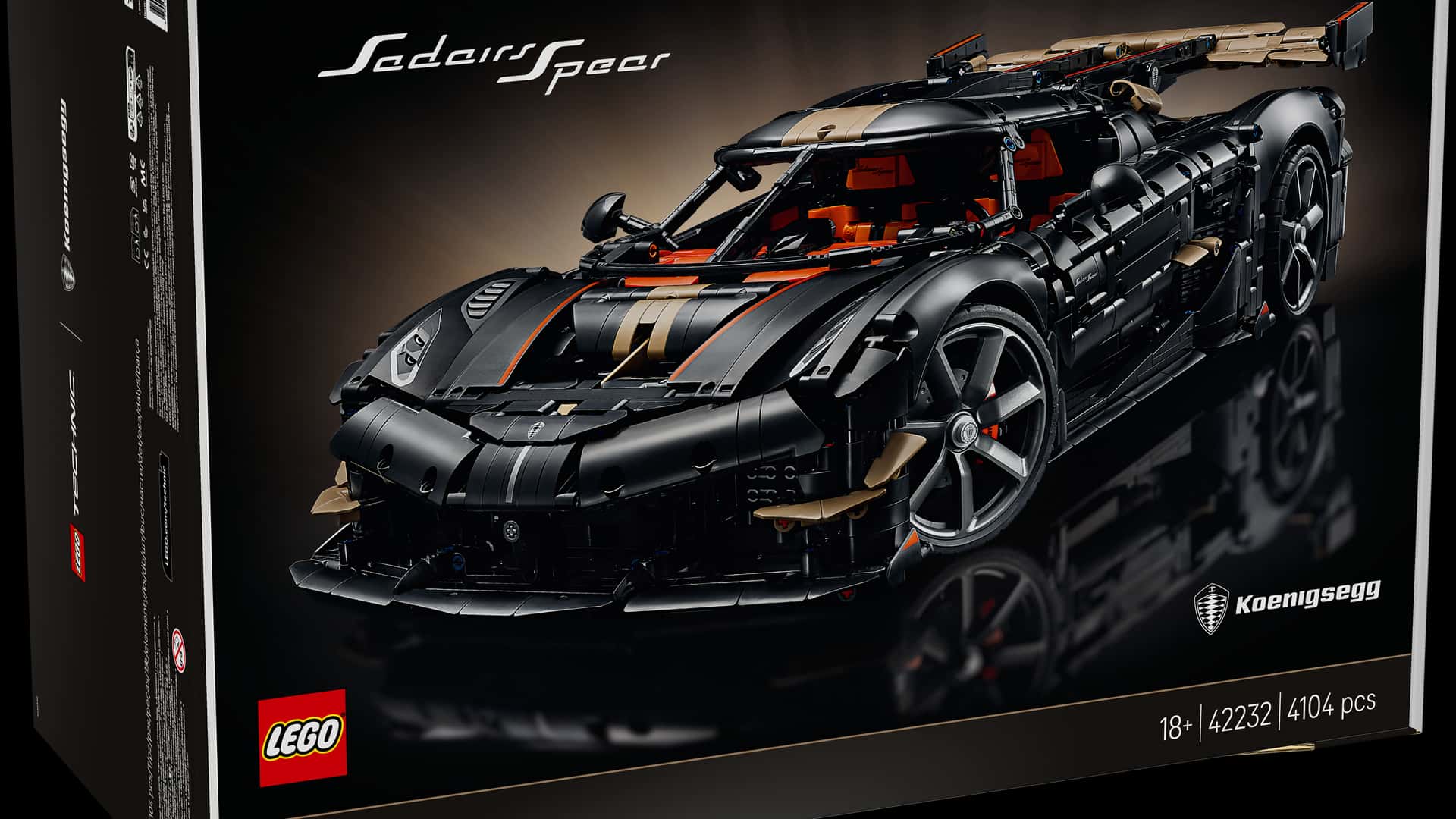 Lego Technic Koenigsegg Sadair S Spear