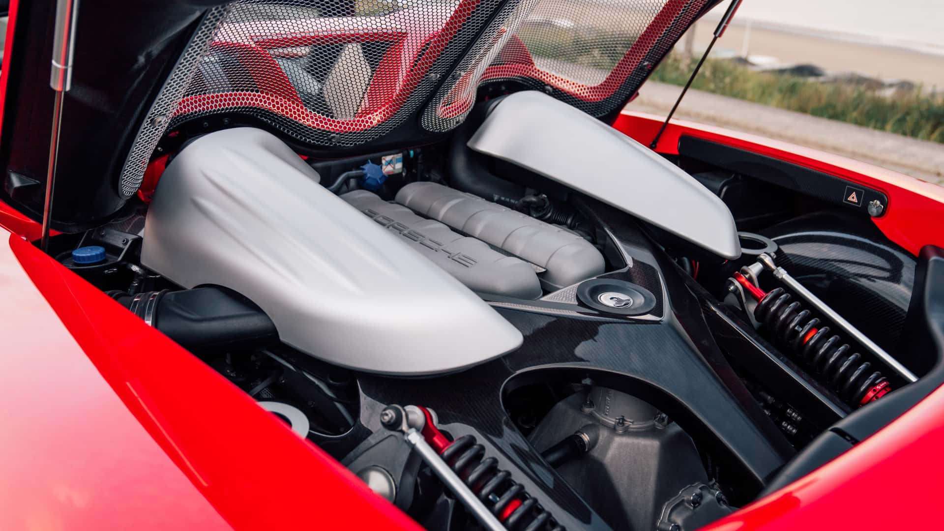 Porsche Carrera Gt In Rosso Guards