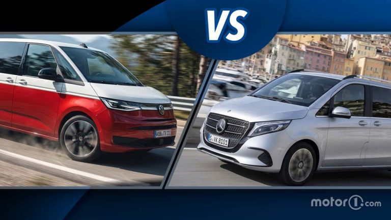 Volkswagen Multivan vs Mercedes Classe V, sfida tra van premium